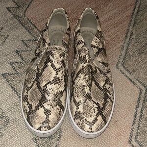 Clarks Snakeskin Patterned Slip-On Shoes